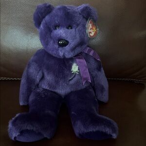 Ty Original Beanie Buddy “Princess” Diana Bear Retired Vintage Stuffed Plush